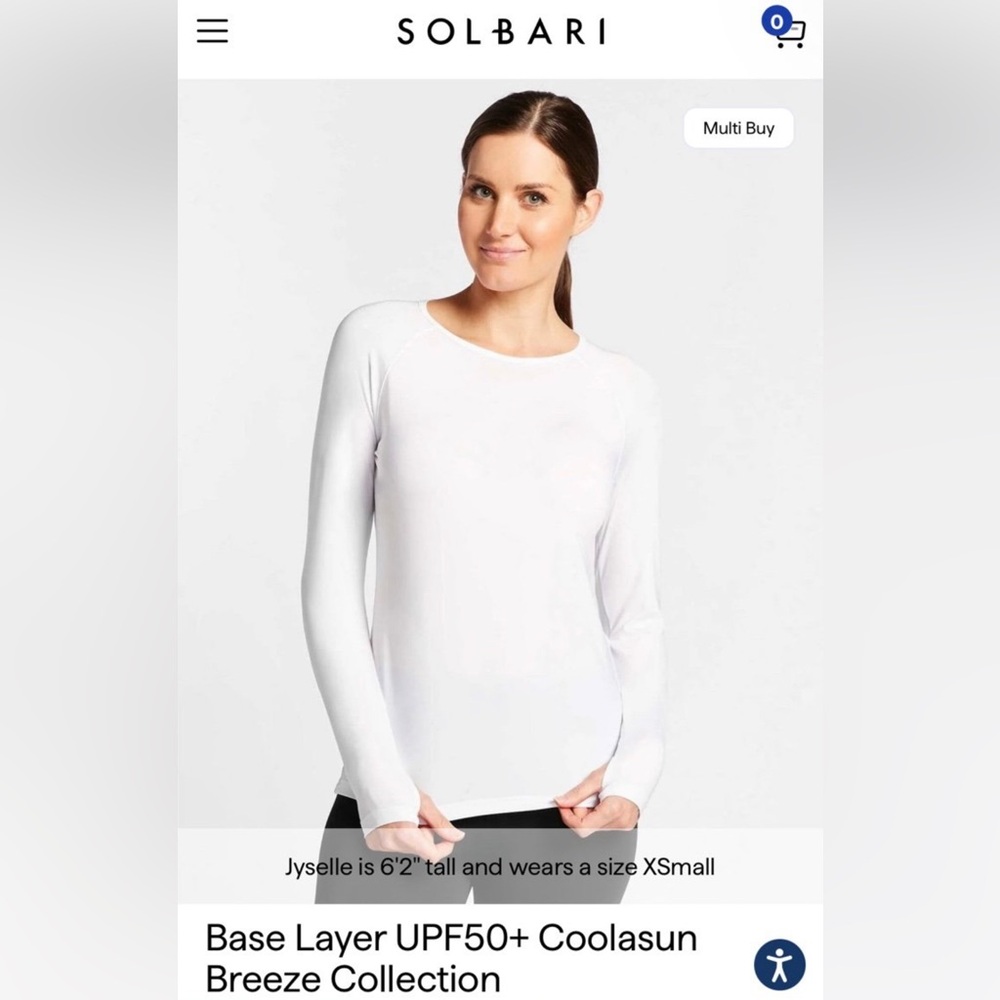 NEW Solbari Coolasun top with UPF, 50+ sun protection